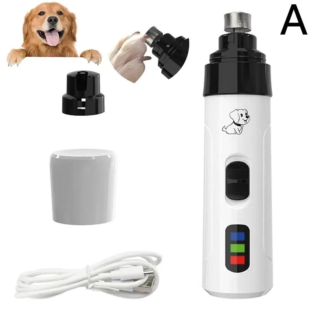 Lima de Uñas Eléctrica Silenciosa para Mascotas