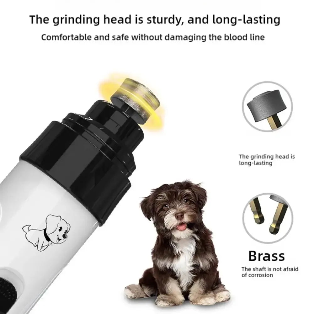 Lima de Uñas Eléctrica Silenciosa para Mascotas