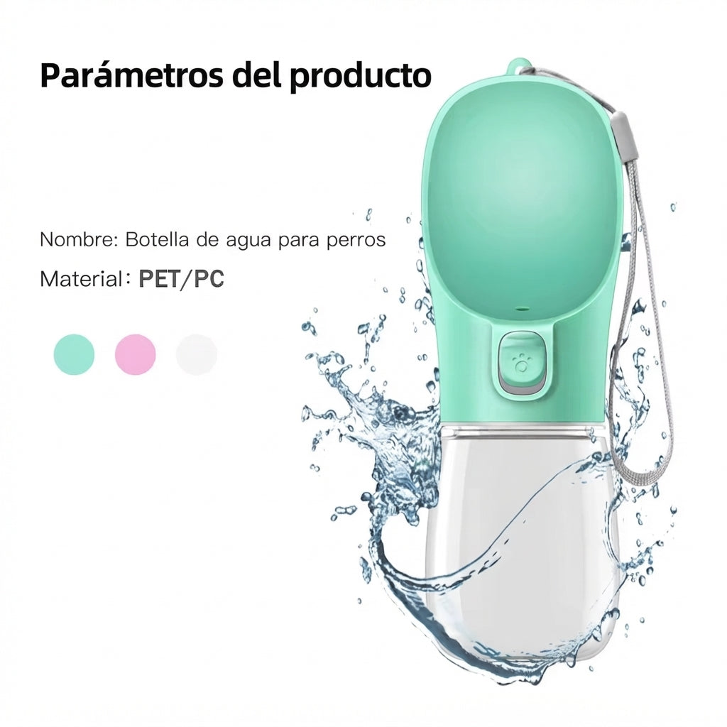Dog Water Bottle For Pet Dogs Cats Water Feeder Bowls Outdoor Travel Leakproof Puppy Drinking Container Pug Chihuahua Labrador